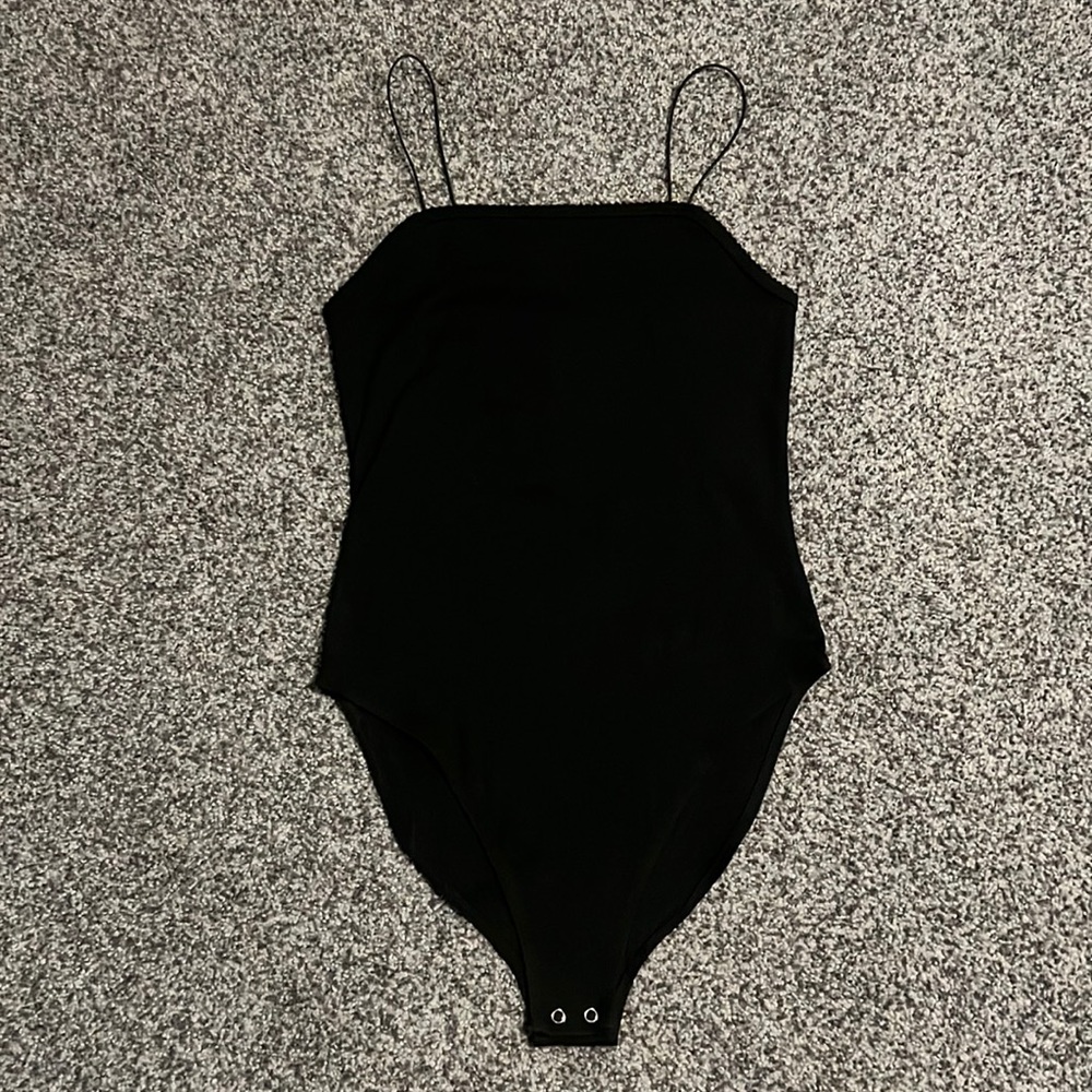 🌸4/$20🌸Wild Fable Body Suit Black Size Medium EUC